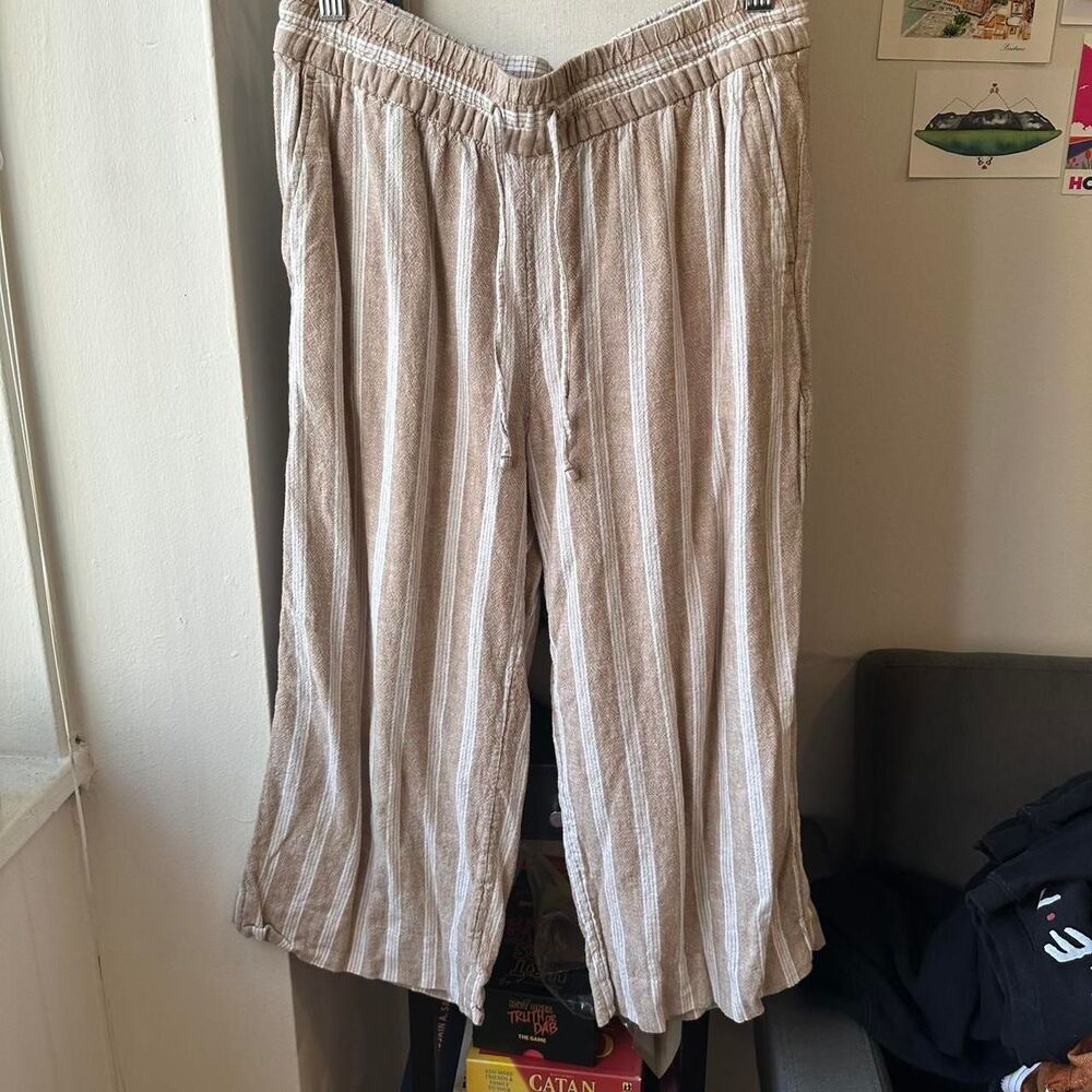Banana-republic Women's Tan and Cream Trousers